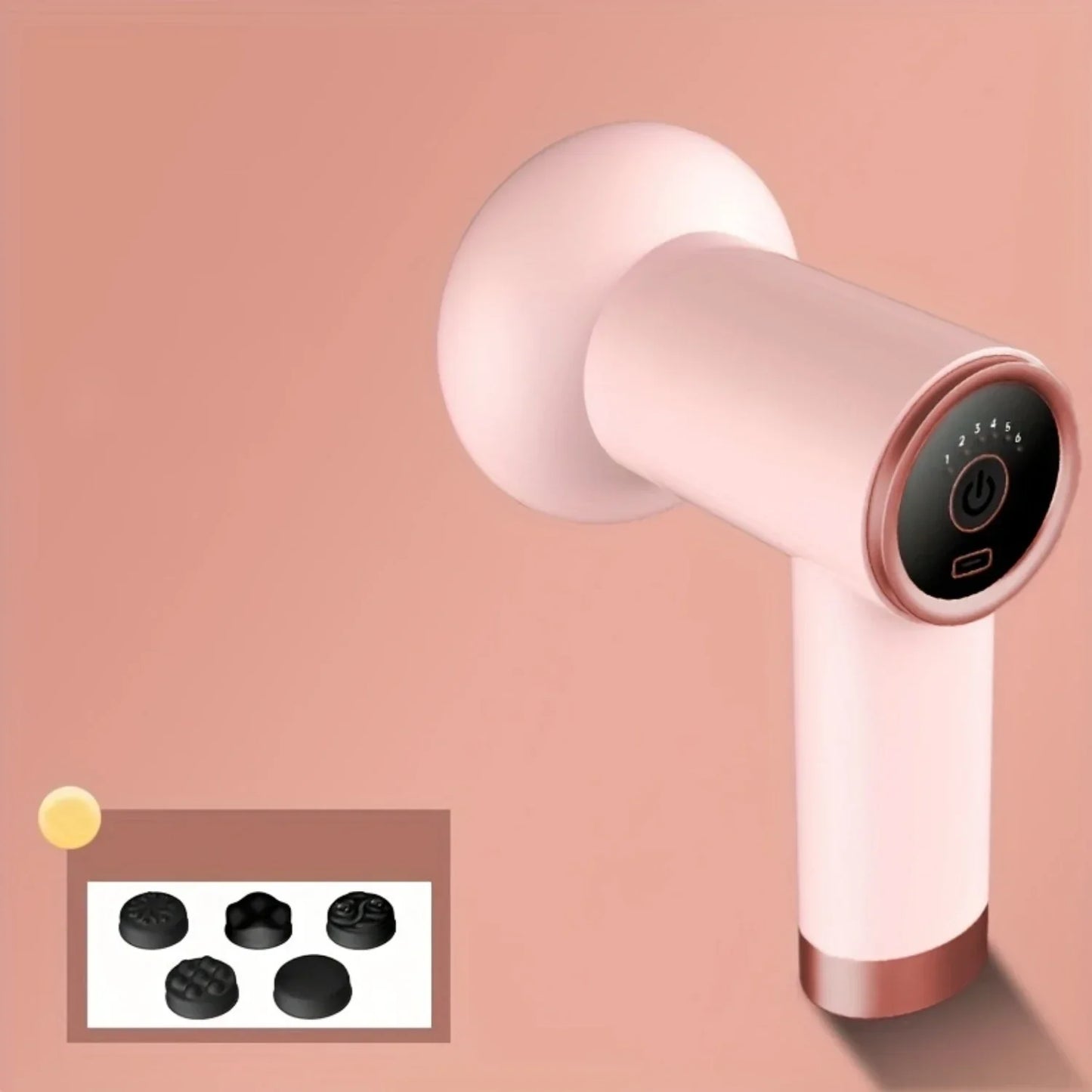 Professional Deep Tissue Massage Gun - Vibrating Massager for Full Body, Abdomen, Legs, Waist - Handheld Multifunctional Beauty