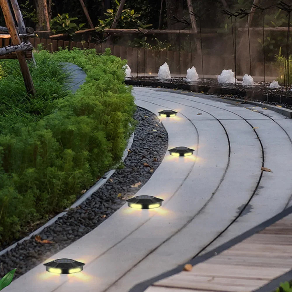 Super Bright Solar LED Ground Lamp Outdoor Garden Courtyard Pathway Lawn Decoration Buried Lamp IP65 Waterproof Atmosphere Light