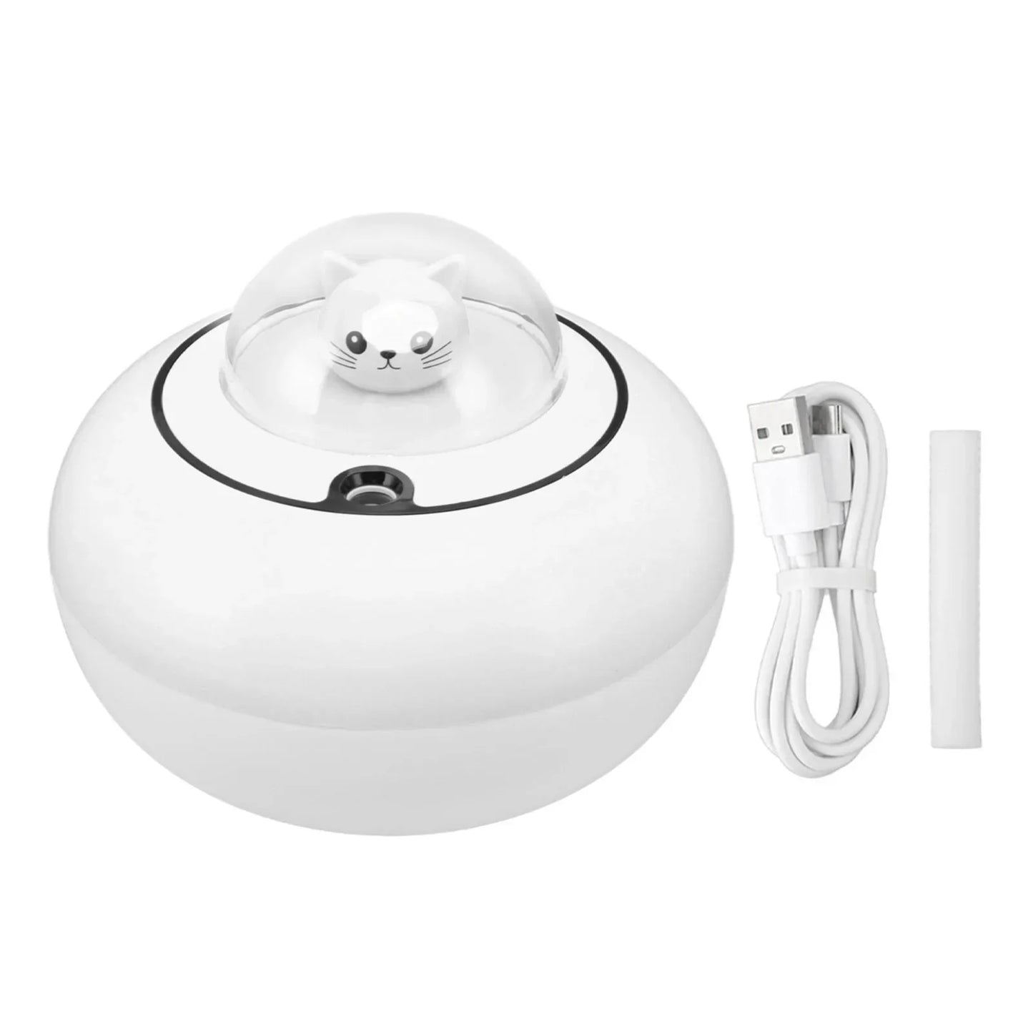 Humidifier  Humidifier Cute Cat Sculpture Portable Quiet Desktop Air Humidifier for Home  USB Plug in  Humidifier