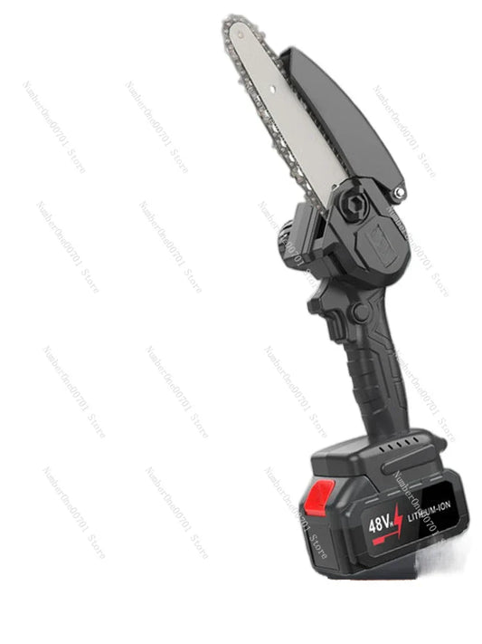 Rechargeable Chainsaw Small Handheld Lithium Battery Large Capacity Wood Cutting Saw Outdoor Portable Home Saw Tree Artifact